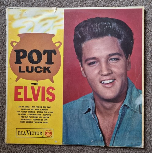 Elvis presley pot luck with - pot,