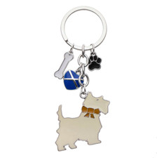 Scottie Dog With heart Paw