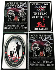 Remembrance day plaques metal - day,
