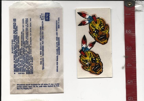 Vintage impko water decal - water,