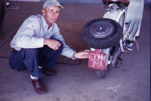 Kodak 35mm slide 1950s red - slide,