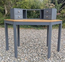 COTSWOLD COMPANY CHALFORD GREY CORNER DESK AND HUTCH (DRAWERS) RRP £404