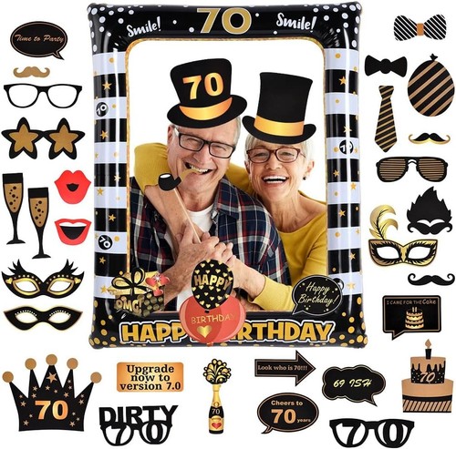 70th birthday inflatable - 70th,