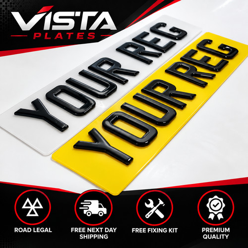 Number plates 100 road mot - plates, road/mot