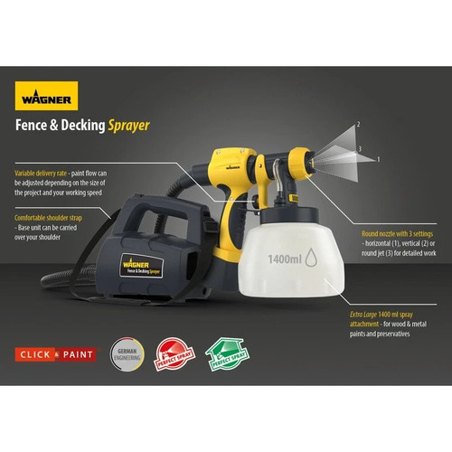 Wagner fence decking sprayer - wagner,