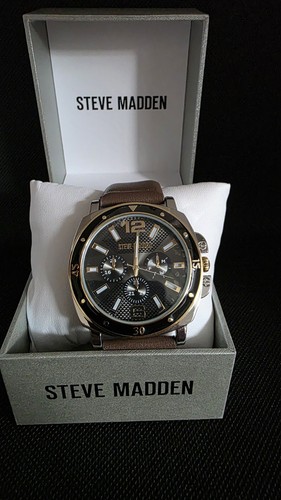 Steve madden men strap watch - men's,