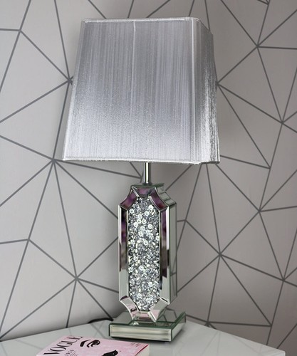 Mirrored crushed crystal