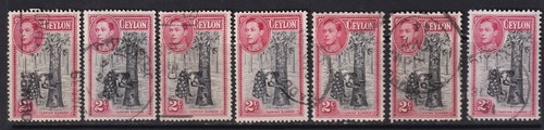 Ceylon stamps 1938 1949 - stamps, 2c