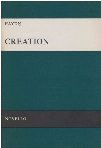 Haydn creation music score - creation,
