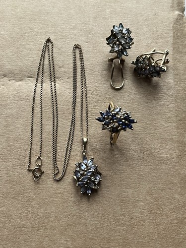 Yellow gold tanzanite dia - tanzanite,