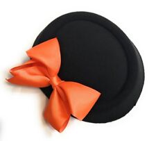 Big Bow Pillbox Wedding Hat Ladies Headpiece Felt Hatinator Fascinator Clips
