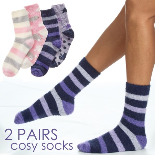 Ladies pairs cosy feather - 2,
