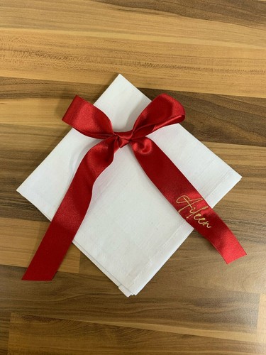 Wedding table ribbon - table,
