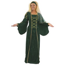 GREEN TUDOR QUEEN COSTUME