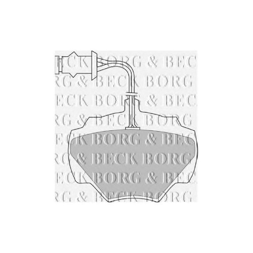 Genuine borg beck - brake, pads