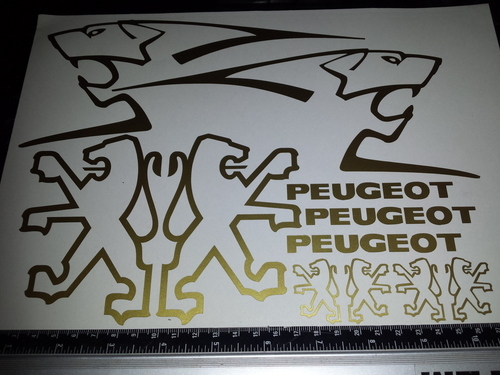 Peugeot decals stickers all - peugeot, decals/stickers