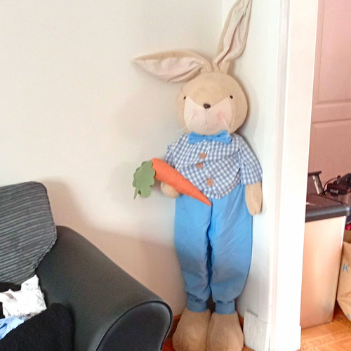 Large plush rabbit - soft, toy