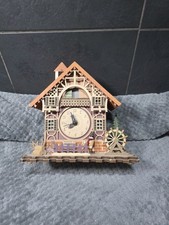 Wooden Timbered House Clock