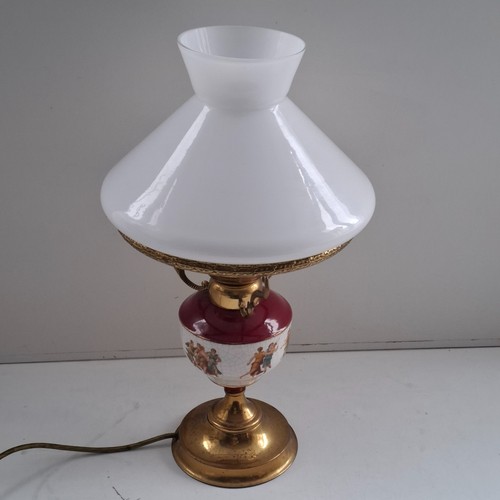 Electric brass oil lamp style - electric,