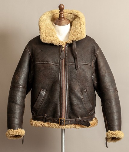 Vintage raf sheepskin bomber - sheepskin,