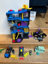 Fisher Price Imaginext Bat Cave Playset Bundle (Submarine/Mr Freeze/the joker) 