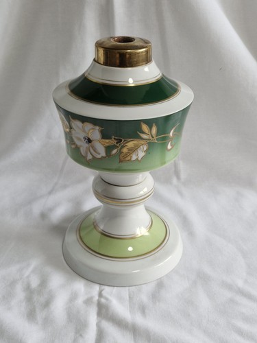 Vintage porcelain oil lamp - oil,
