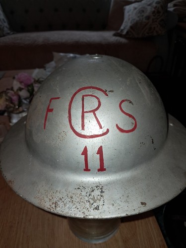 Ww2 factory fireman helmet - ww2, fireman's