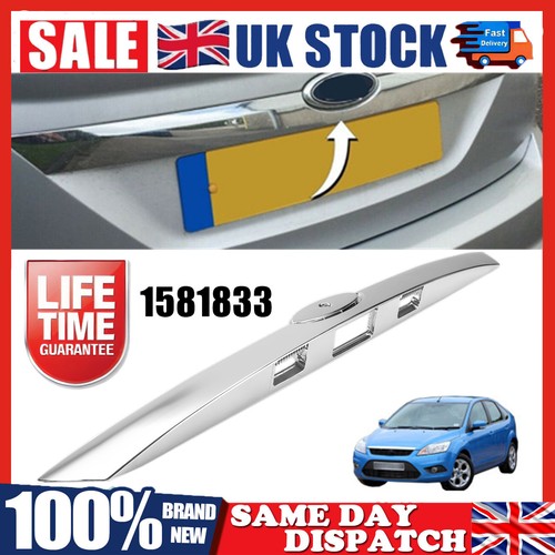 Rear chrome tailgate boot - rear,