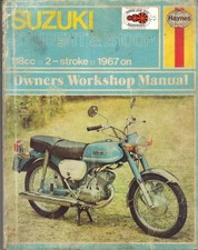 SUZUKI B100P,B120 & B120 STUDENT HAYNES WORKSHOP MANUAL 1966-1977