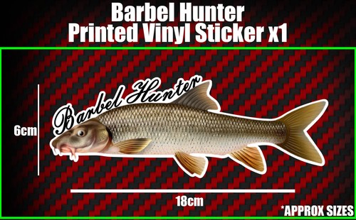 Barbel hunter sticker - barbel,