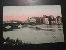 Postcard of Bridge and Castle, Newport (Mon) 1905 posted