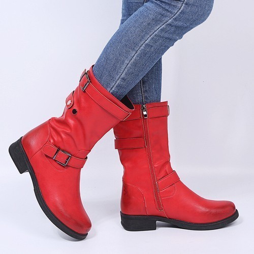 Biker casual ankle shoes heel - biker,