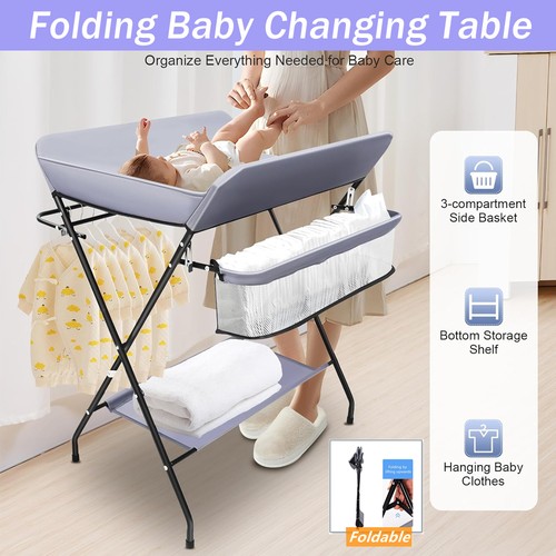 Folding baby changing table - folding,