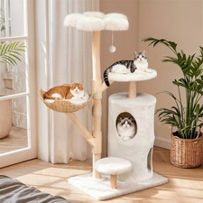 Cloud White Cat Tree Tower