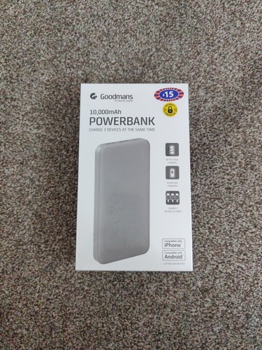 Goodmans 000mah power - 10,000mah, bank