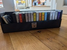 Vintage cassette tape case - vintage,