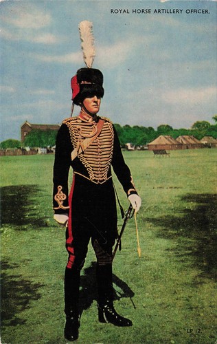 Royal horse artillery officer - royal,