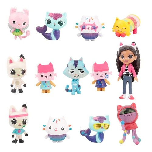 13pcs set gabby - gabby's, dollhouse
