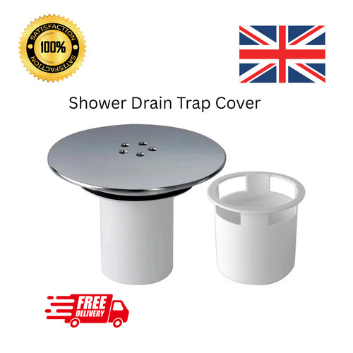 Shower drain cover 115mm tray - drain,