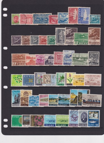 Iceland used stamp - used, collection