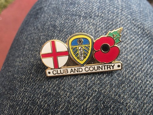 Leeds united enamel metal - fc, enamel/metal