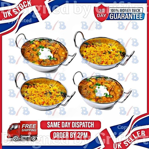 Balti dishes stainless steel - dishes,