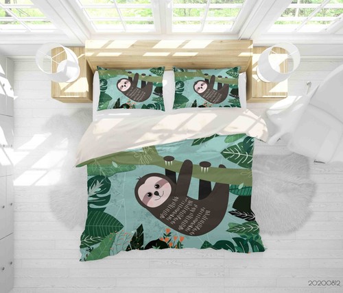 Sloth leaf cartoon green - cartoon,