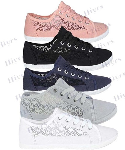 Womens canvas shoes trainers - canvas,