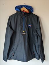 Nautica Mens Hooded Jacket Medium Black Windbreaker