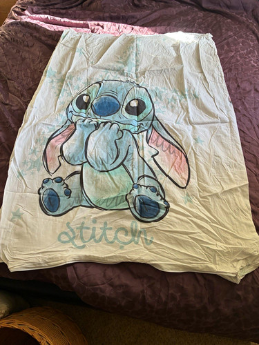 Disney stitch cot size - cot, bedding
