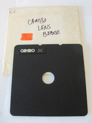 Genuine cambo lens board - lens,