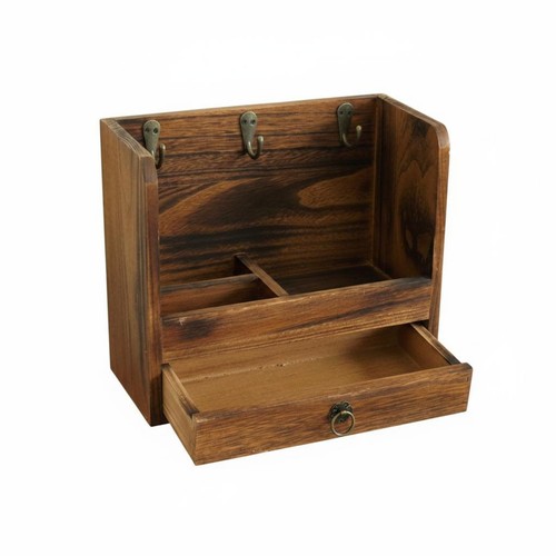 Wooden key storage box - key,