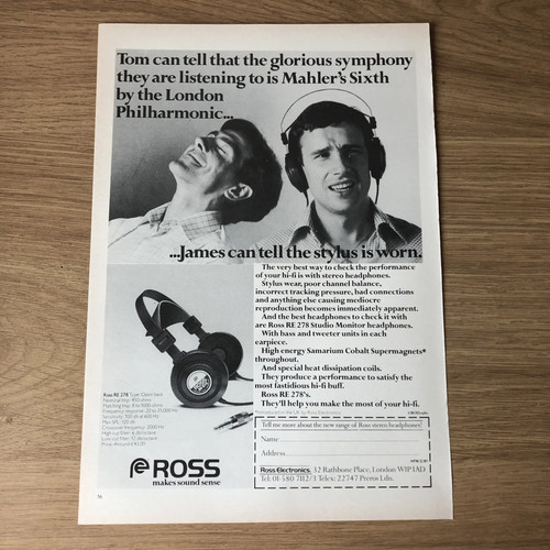 Hifis54 magazine advert - hifis54, 11x8
