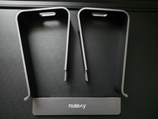 Nulaxy Aluminum Laptop Stand Riser (Space Grey) – Ergonomic, Fits 10–16″ MacBook